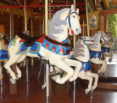 A picture containing floor, indoor, carousel, outdoor object

Description automatically generated