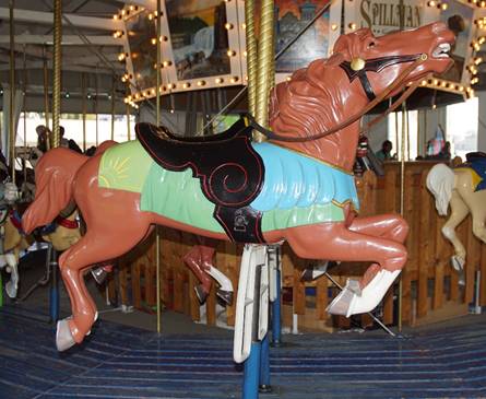 A picture containing floor, indoor, carousel, outdoor object

Description automatically generated