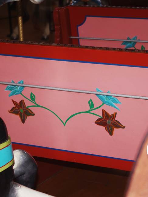 A close-up of a pink wall
Description automatically generated