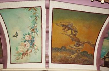 A painting on the wall

Description automatically generated