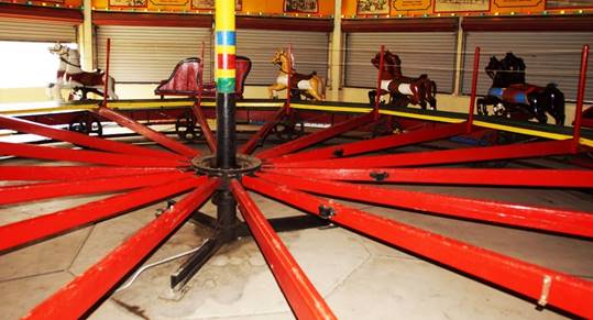 A picture containing floor, indoor, ground, red
Description automatically generated