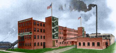 North Tonawanda Musical Instrument Works, colorized by the webmaster.